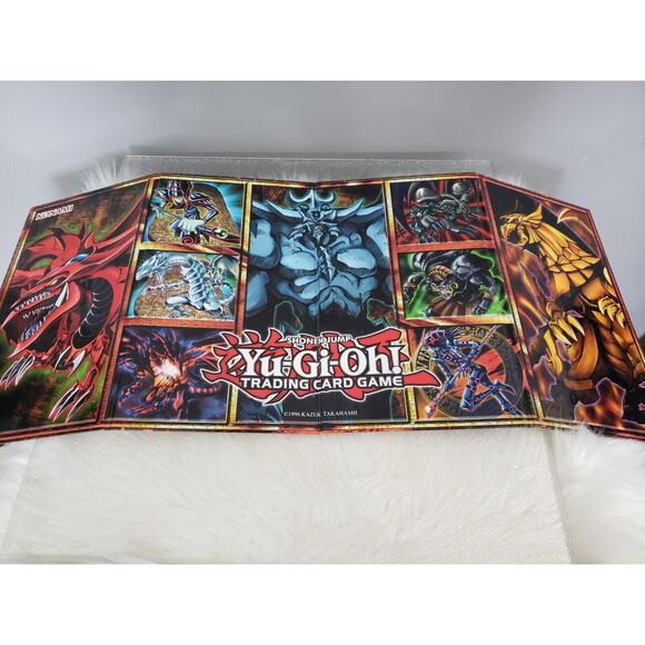 Shonen Jump Yu Gi Oh! Trading Card Playmat‎ 2 Sided Folding Board 1996 - Picture 6 of 6